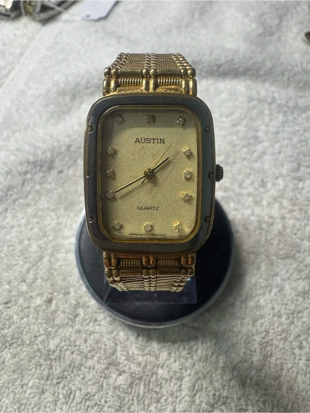Austin Reed Gold and Black Men’s Quartz Watch